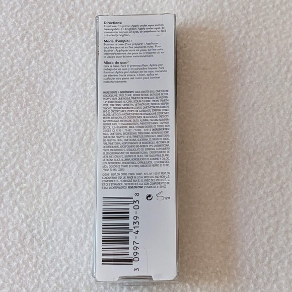 🌷4/$20 Eye Primer plus Brightener, Eye Brightening Primer 003 PhotoReady Revlon - Picture 6 of 9